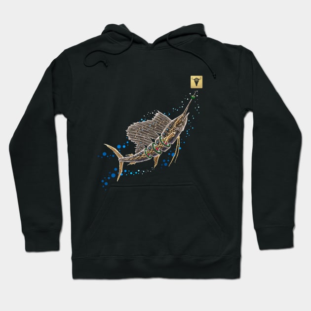 Sailfish Hoodie by TX Tees